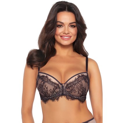 Podprsenka Ava 2007 Jardin (Velikost 65E, Barva Hnědá)