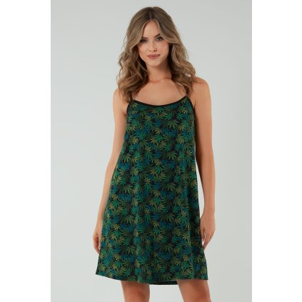 Noční košilka Italian Fashion Chill ws.r. (Velikost M, Barva Černá)