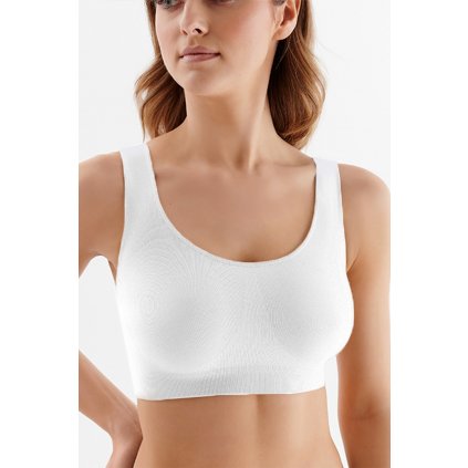 Sportovní podprsenka Gabriella Top Tank Code S103 (Velikost XL, Barva Béžová)
