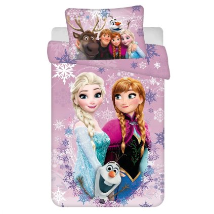 Povlečení do postýlky Frozen Purple 05 baby (Varianta Povlečení do postýlky Frozen Purple 05 baby 100x135, 40x60 cm)