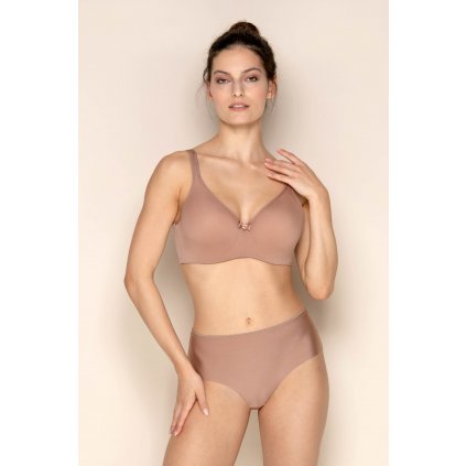 Klasické kalhotky Cinnamon Nude střižené laserem Timo 111840
