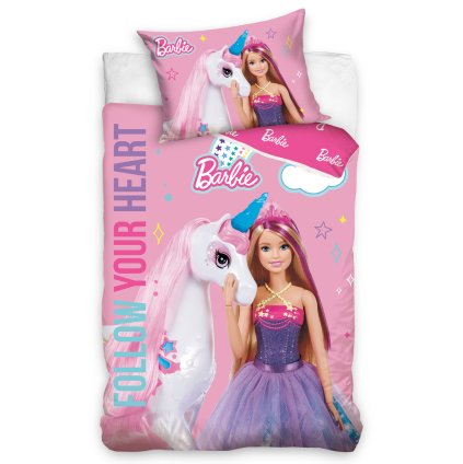 41522 povleceni do postylky barbie a duhovy jednorozec