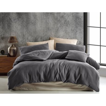 muselinove povleceni 140x200 70x90cm tmave sede 94194 1 wm0