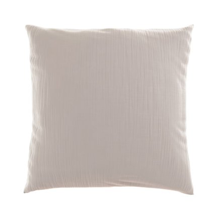 Mušelínový povlak na polštář SMETANOVÝ (Varianta 70x90cm)