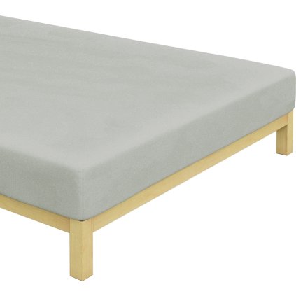 Froté prostěradlo Šedé (Varianta Rozměr: 180x200 cm)