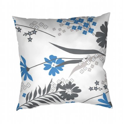 Povlak na polštář krep Agáta denim na bílém (Varianta Povlak na polštář krep Agáta denim na bílém 40x40 cm)