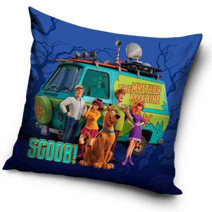 34904 detsky polstarek scooby doo mystery machine 40x40 cm