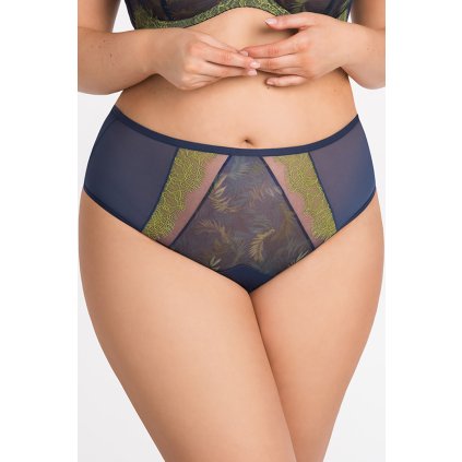 Kalhotky Gorsenia K799 Arianna (Velikost 4XL, Barva Modrá - tmavě)