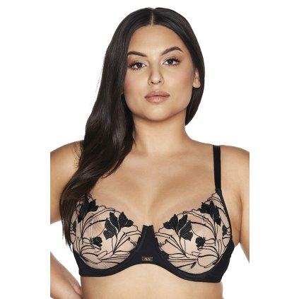 Podprsenka Ava 2117 Sublime (Velikost 80E, Barva Černá)