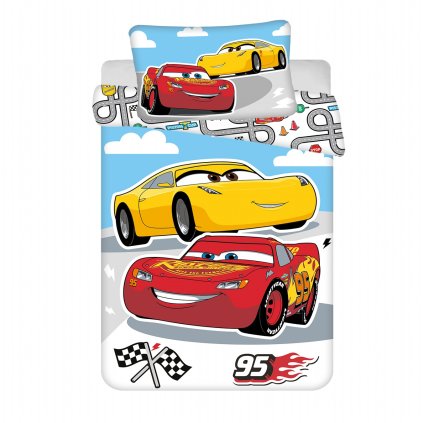 Disney povlečení do postýlky Cars Road baby (Varianta Disney povlečení do postýlky Cars Road baby 100x135, 40x60 cm)