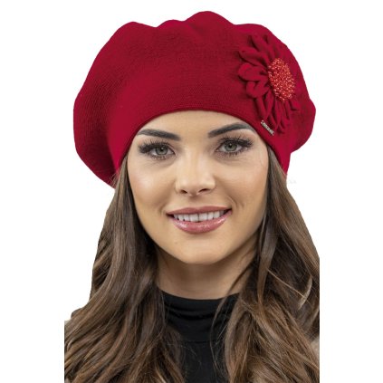 Baret Vivisence 7048 (Velikost UNI, Barva Červená)