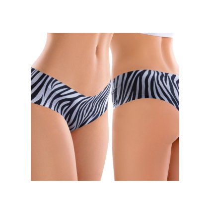 Dámské kalhotky MEMÉME WILDLIFE ZEBRA (Velikost L, Barva Vícebarevná)