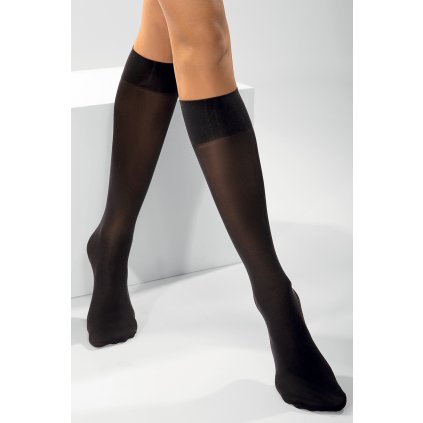 Silonkové podkolenky Vivisence 8401 Comfort 40 DEN (Velikost UNI, Barva Černá)