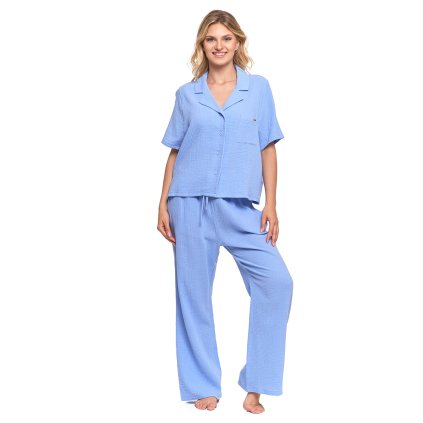 Dámské pyžamo Moraj PDD5000-008 (Velikost 2XL, Barva Modrá)