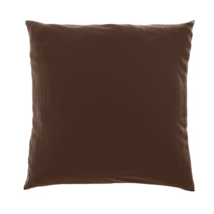 Mušelínový povlak na polštář TMAVĚ HNĚDÝ (Varianta 50x70cm)
