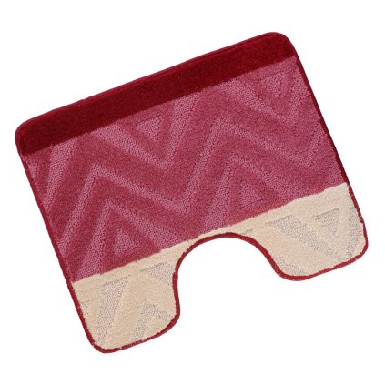 WC předložka 50x60cm chevron burgundy