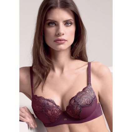 Dámská podprsenka Lormar 11900 (Velikost 70C, Barva Bordó)
