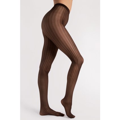 Silonkové punčocháče Fiore Ufficio 30 DEN G6117 (Velikost 5-XL, Barva Černá)