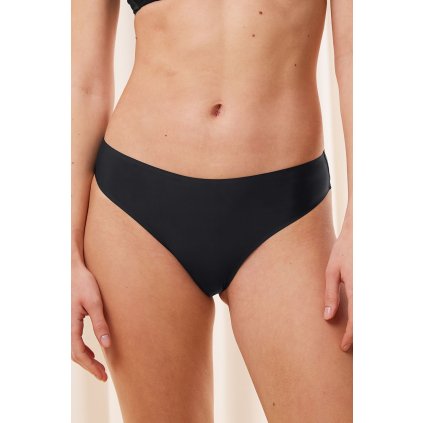 Kalhotky Triumph 10219711 Body Make-Up Illusion Lace Highleg Tai (Velikost 44, Barva Černá)