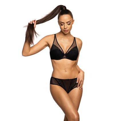 Podprsenka Mat 3733/11/1 Marley Push - up (Velikost 75D, Barva Černá)