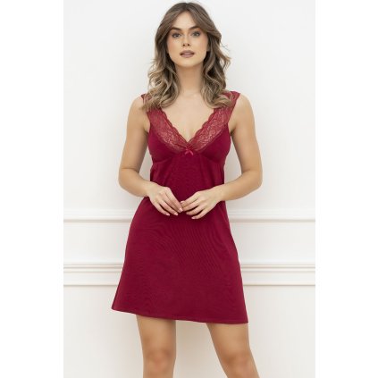 Noční košilka Italian Fashion Samaria sz.r. (Velikost S, Barva Bordó)