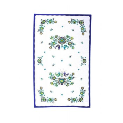 Utěrka Folklor modrá 1 ks (Varianta Utěrka Folklor modrá 72x44 cm 1 ks)