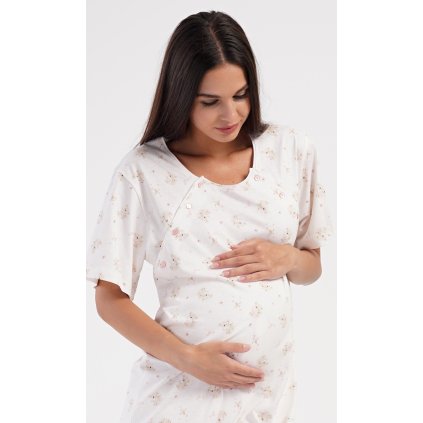 Dámská noční košile mateřská Medvídci koala (Barva Smetanová, Velikost 2XL)