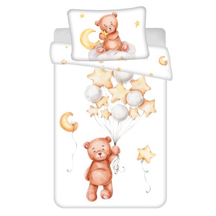 Povlečení do postýlky Medvídek Cute baby (Varianta Povlečení do postýlky Medvídek Cute baby 100x135, 40x60 cm)
