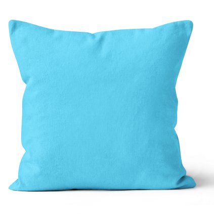 42993 mikroplysovy povlak na polstarek 40x40 stredne modry