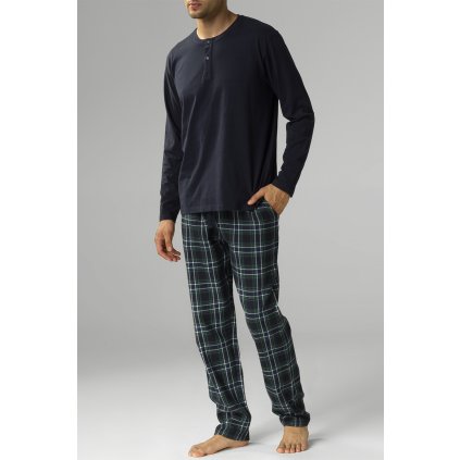 Pánské pyžamo Atlantic NMP-375 (Velikost L, Barva Šedá)
