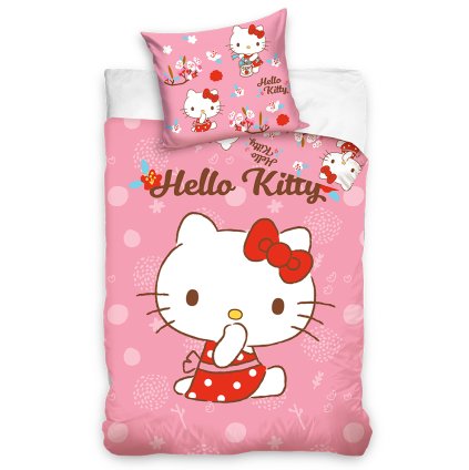 Povlečení do postýlky Hello Kitty Malá Mlsalka - vyp