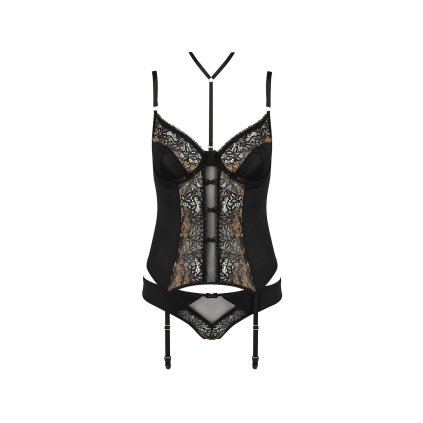 Korzet Casmir Divine corset (Velikost L/XL, Barva Černá)