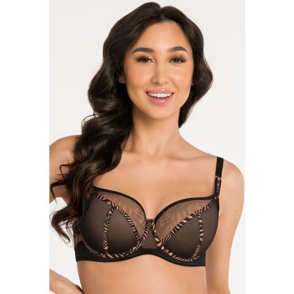 Podprsenka Gorsenia K879 Gisel (Velikost 70E, Barva Černá)