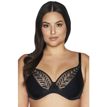 Podprsenka Ava 2118 Goddess (Velikost 100C, Barva Černá)
