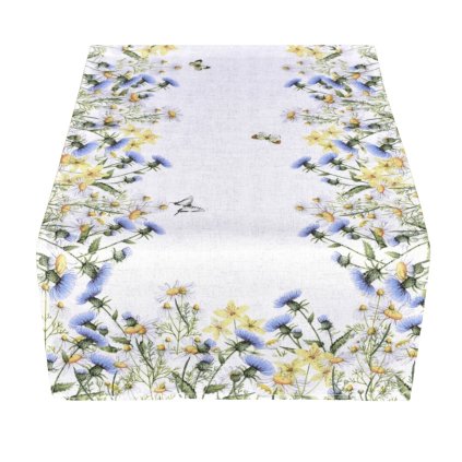 Celoroční ubrus Rozkvetlá louka 40x90 cm (Varianta Celoroční ubrus Rozkvetlá louka CYH5683C 40x90 cm)