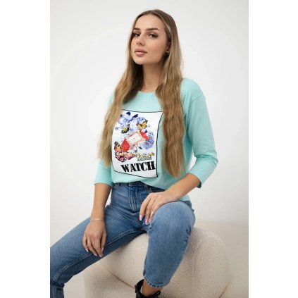 Halenka s 3D grafikou hodinek