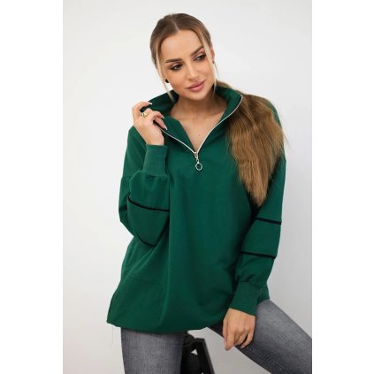 Dámská mikina Joy se stojáčkem (Velikost UNI, Barva Zelená)