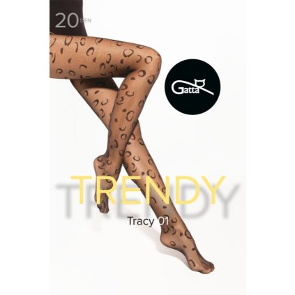 Silonkové punčocháče Gatta Tracy 01 20 DEN (Velikost 5-XL, Barva Béžová)