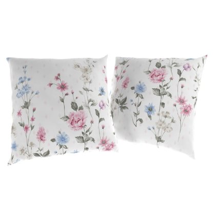 Sada 2 dekoračních polštářů LOUKA růžová (Varianta 50x50cm)