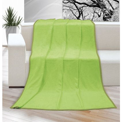 deka micro jednobarevna 150x200cm svetle zelena 176304 1 wm0