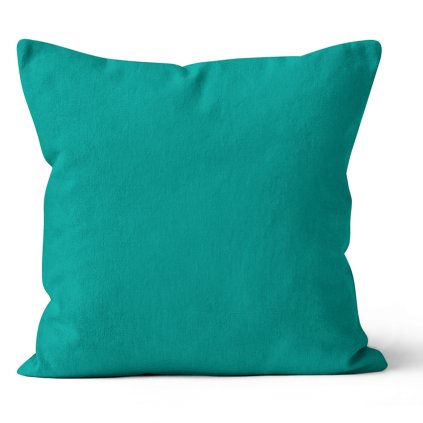 43555 mikroplysovy povlak na polstarek 40x40 smaragdovy