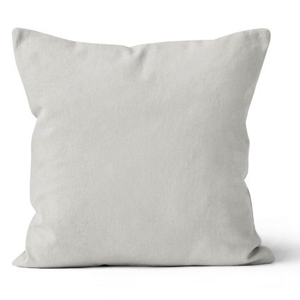 43753 mikroplysovy povlak na polstarek 40x40 svetle sedy