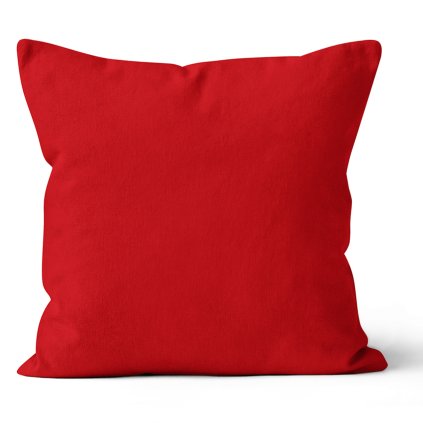 43738 mikroplysovy povlak na polstarek 40x40 cerveny