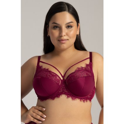 Podprsenka Ava 2149 Mystic Maxi (Velikost 75K, Barva Bordó)