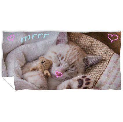 39516 1 frote osuska kotatko s medvidkem