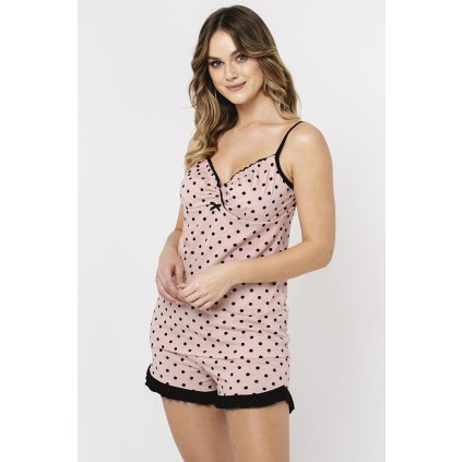 Dámské pyžamo Italian Fashion Buscato ws.r. kr.sp. (Velikost M, Barva Růžová)