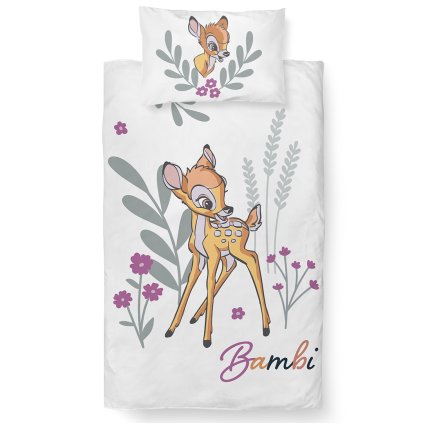 Povlečení do postýlky Bambi Květinový Svět