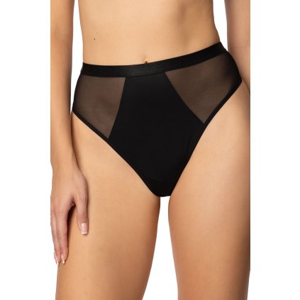 Tanga Mat 0204/4 Capri (Velikost 44, Barva Černá)