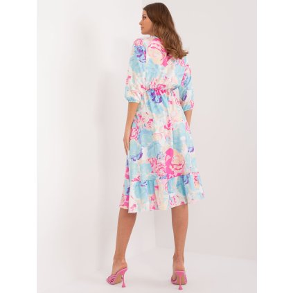 Šaty WN-SK-704-1.10X (Barva Modrá - světle, Velikost S)