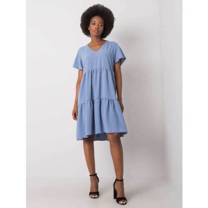 Šaty -WN-SK-842.01P (Barva Béžová - světle, Velikost S)